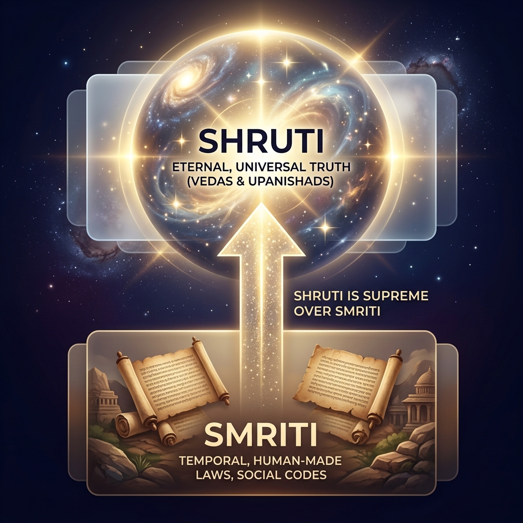 Shruti and Smriti Scripture Hierarchy